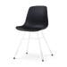 Noa-Pip eetkamerstoel zwart - wit onderstel
