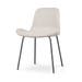 Nora-Fé eetkamerstoel beige - zwart onderstel