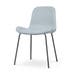 Nora-Fé eetkamerstoel lichtblauw - zwart onderstel