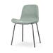 Nora-Fé eetkamerstoel zacht groen - zwart onderstel
