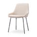 Nora-Isa eetkamerstoel beige - zwart onderstel