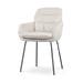 Nora-Mia eetkamerstoel beige - zwart onderstel