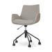 Nout-Eef bureaustoel warm grijs - zwart onderstel