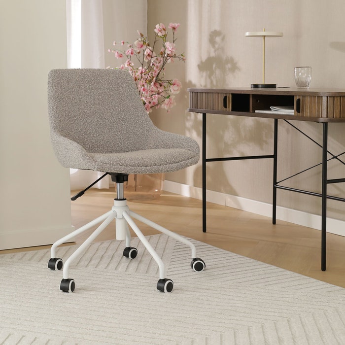 Draaistoel beige voor eettafel Draaistoel beige voor eettafel