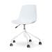 Nout-Pip bureaustoel wit - wit onderstel