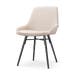 Nova-Isa eetkamerstoel beige - zwart onderstel