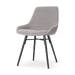 Nova-Isa eetkamerstoel bouclé taupe - zwart onderstel