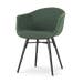 Nova-Otis eetkamerstoel donkergroen - zwart onderstel