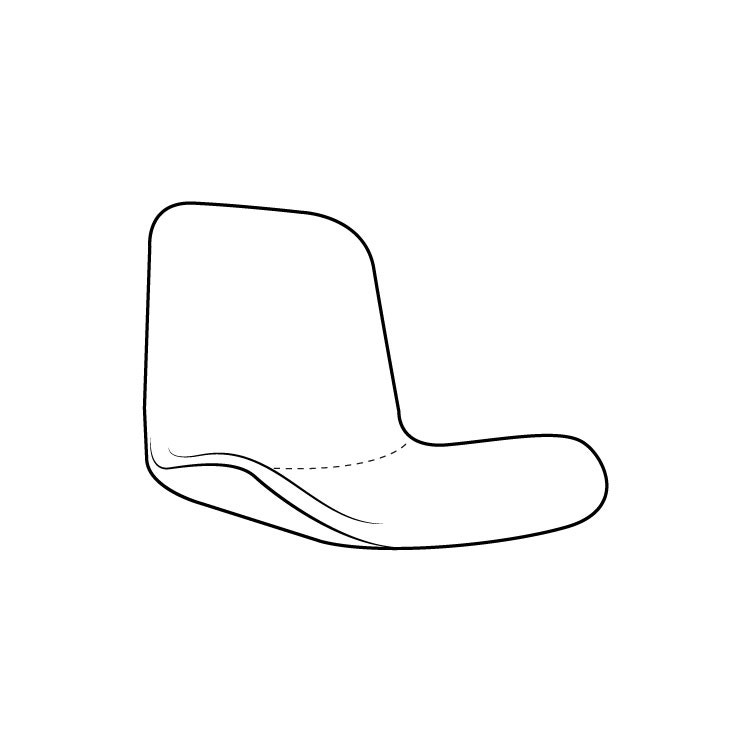 Nolon Fé zitting rib beige