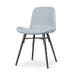 Nena-Fé eetkamerstoel lichtblauw - zwart houten onderstel