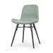Nena-Fé eetkamerstoel zacht groen - zwart houten onderstel