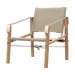 Nomad Chair - Bamboe stoel - Bekleding leer en canvas