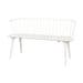 Carmen houten spijlenbank wit