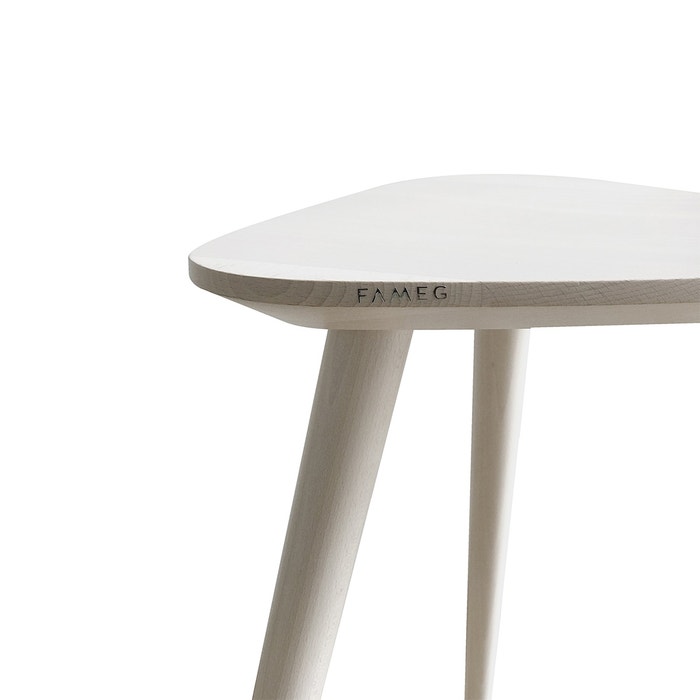 Finn houten krukje whitewash - 49 cm 