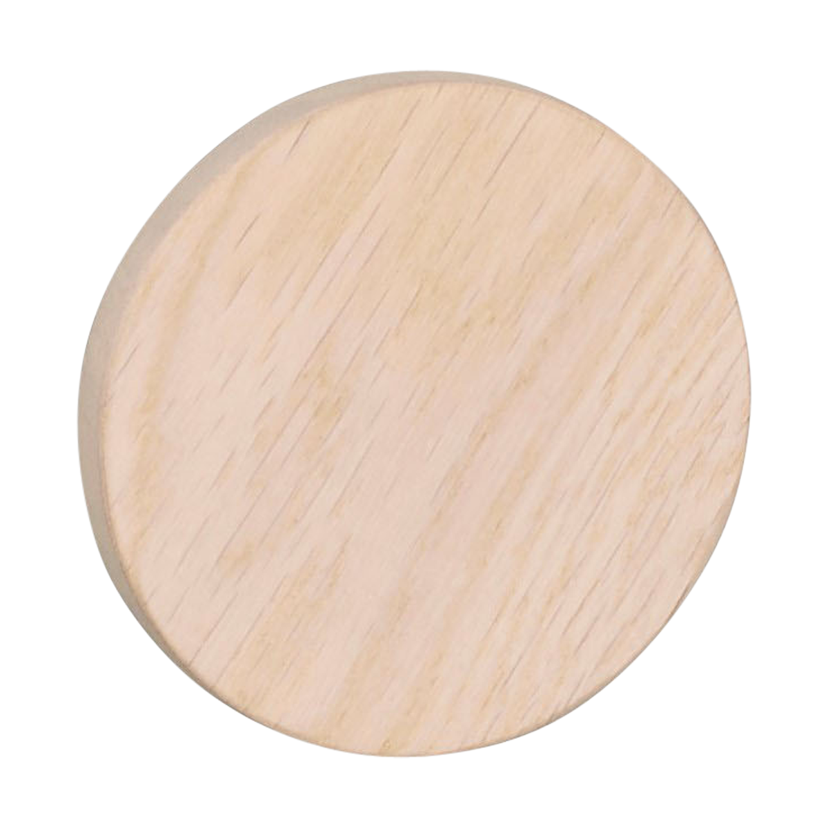 Milford eikenhouten wandknop whitewash - Ø 8 cm