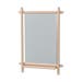 Milford eikenhouten wandspiegel whitewash - 52 x 74 cm