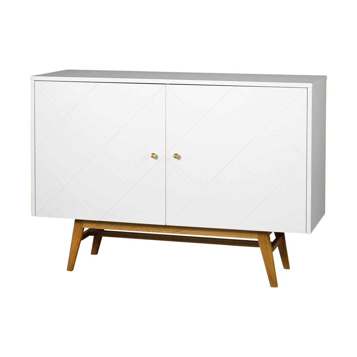 Rosswood houten dressoir wit - 124 x 87 cm