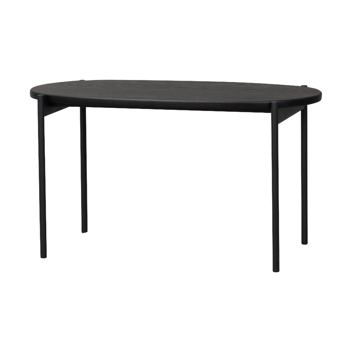 Skye houten salontafel zwart - 80 x 40 cm