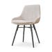 Nova-Isa eetkamerstoel beige gemêleerd - zwart onderstel