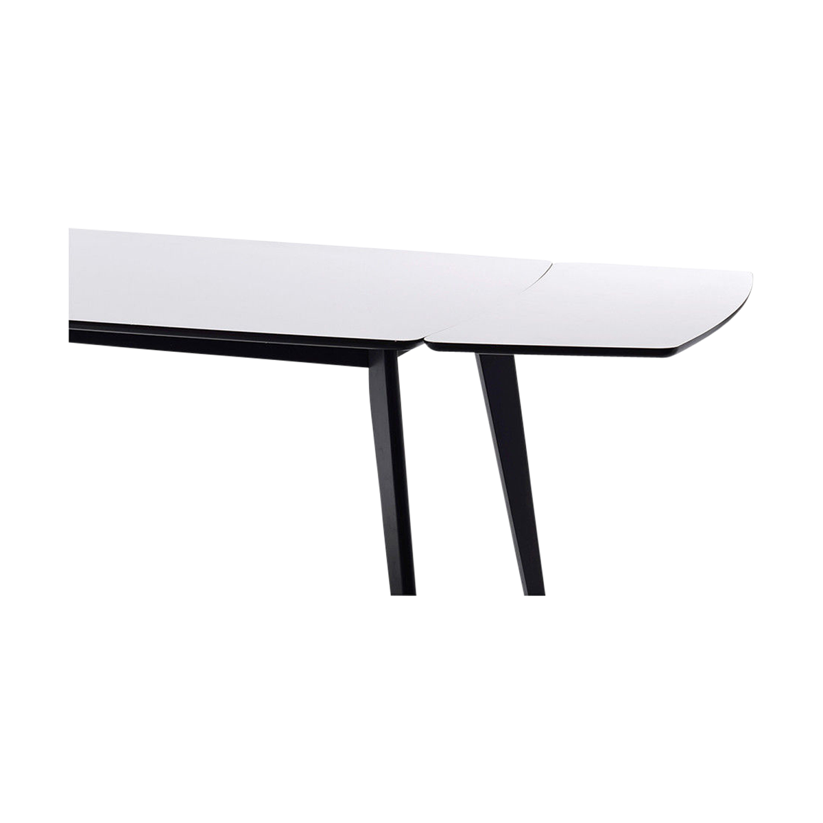 Olivia verlengstuk wit voor Olivia eettafel - 45 x 90 cm