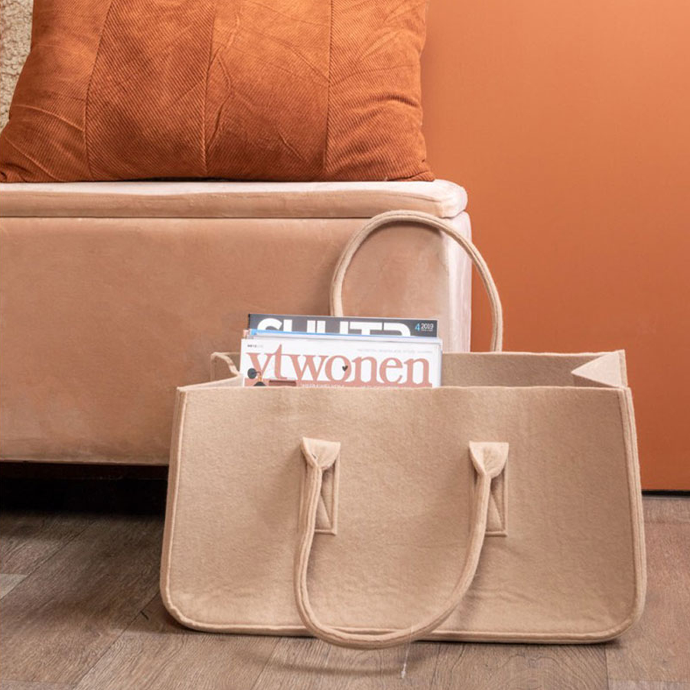 Tijdschriftenhouder Mellow - Zandbruin 