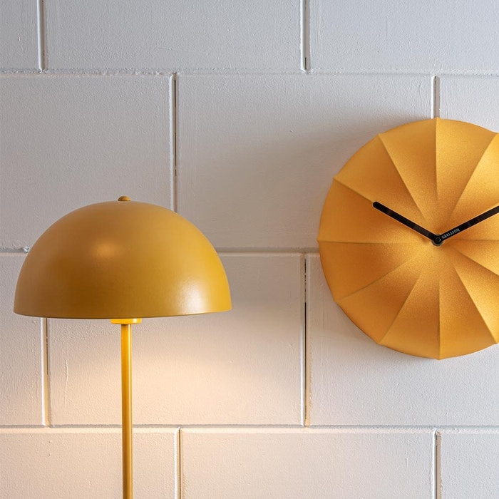 Bonnet vloerlamp geel - Ø 30 cm 