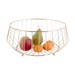 Linea fruitmand goud - Ø 30 cm