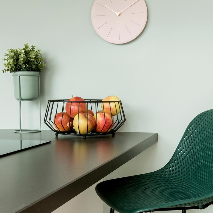 Linea fruitmand zwart - Ø 30 cm 