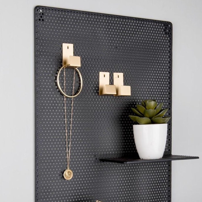 Perky magnetisch memobord zwart - 35 x 52 cm 