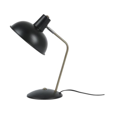Hood tafellamp zwart - Ø 19,5 cm