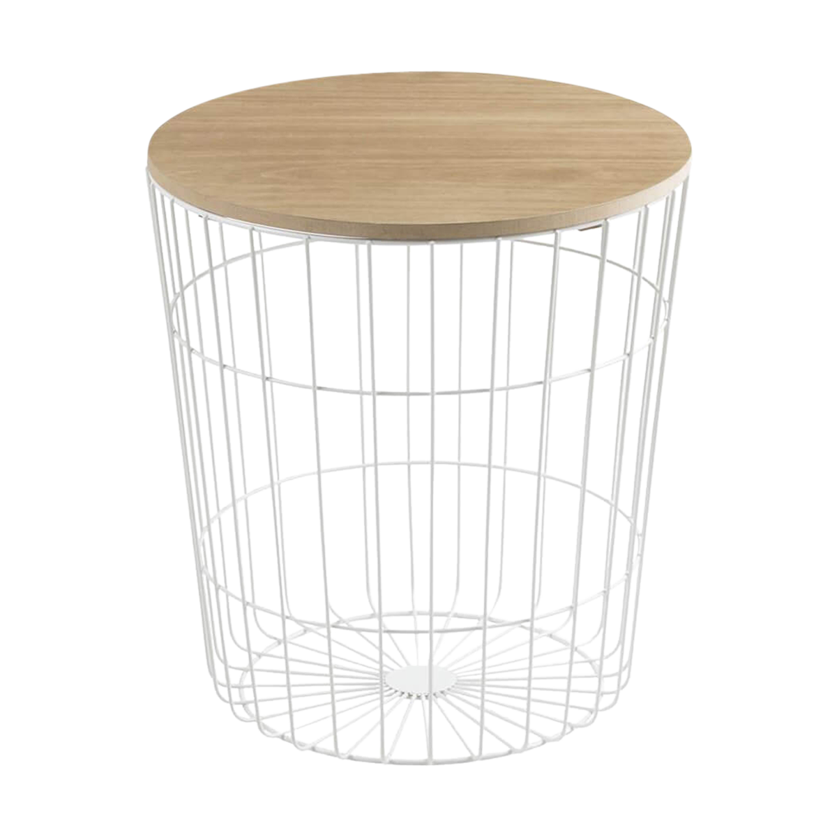Rens bijzettafel wit - Ø 34 x 47,5 cm
