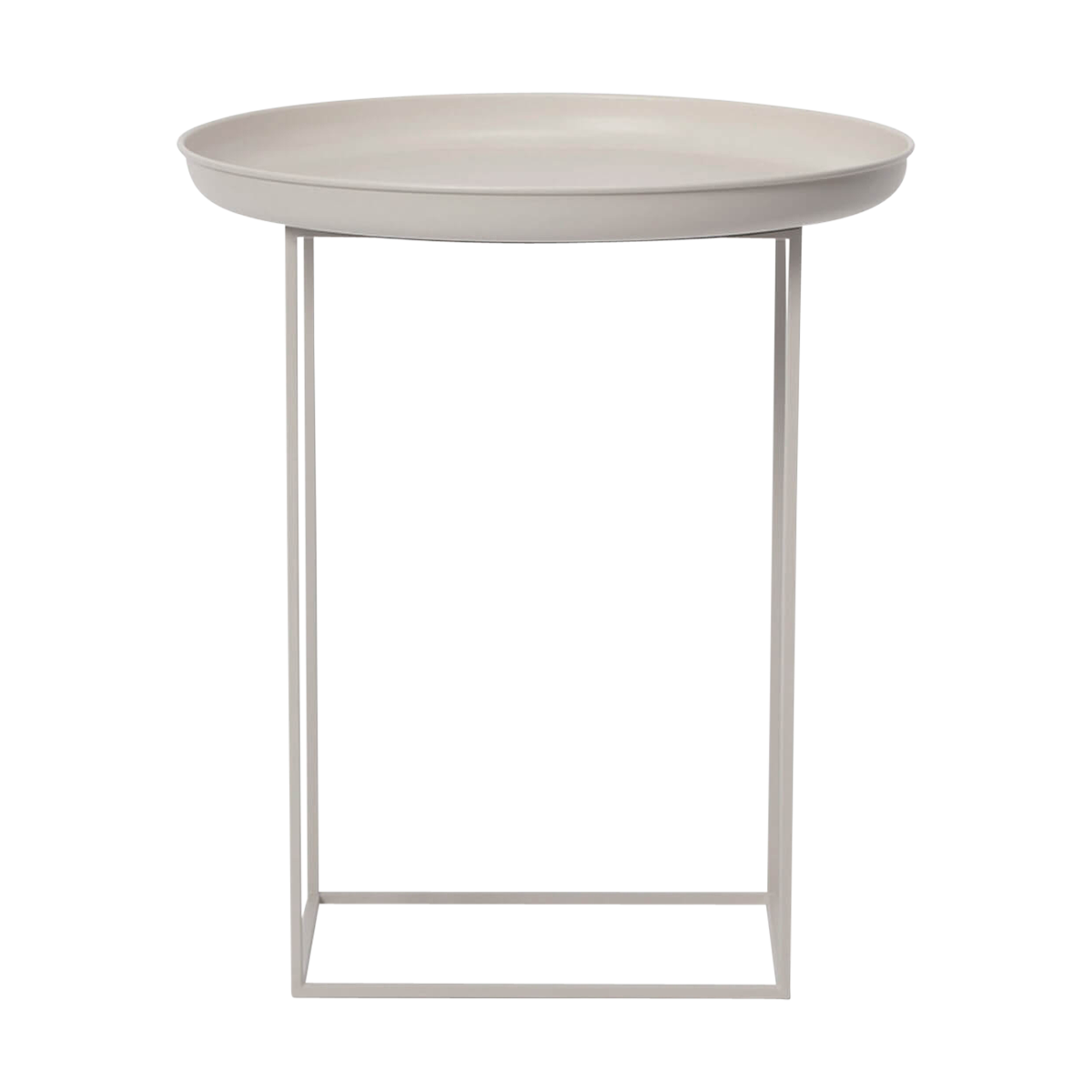 Duke Side Table - Bijzettafel - Ø45 x H52 cm - Lichtgrijs