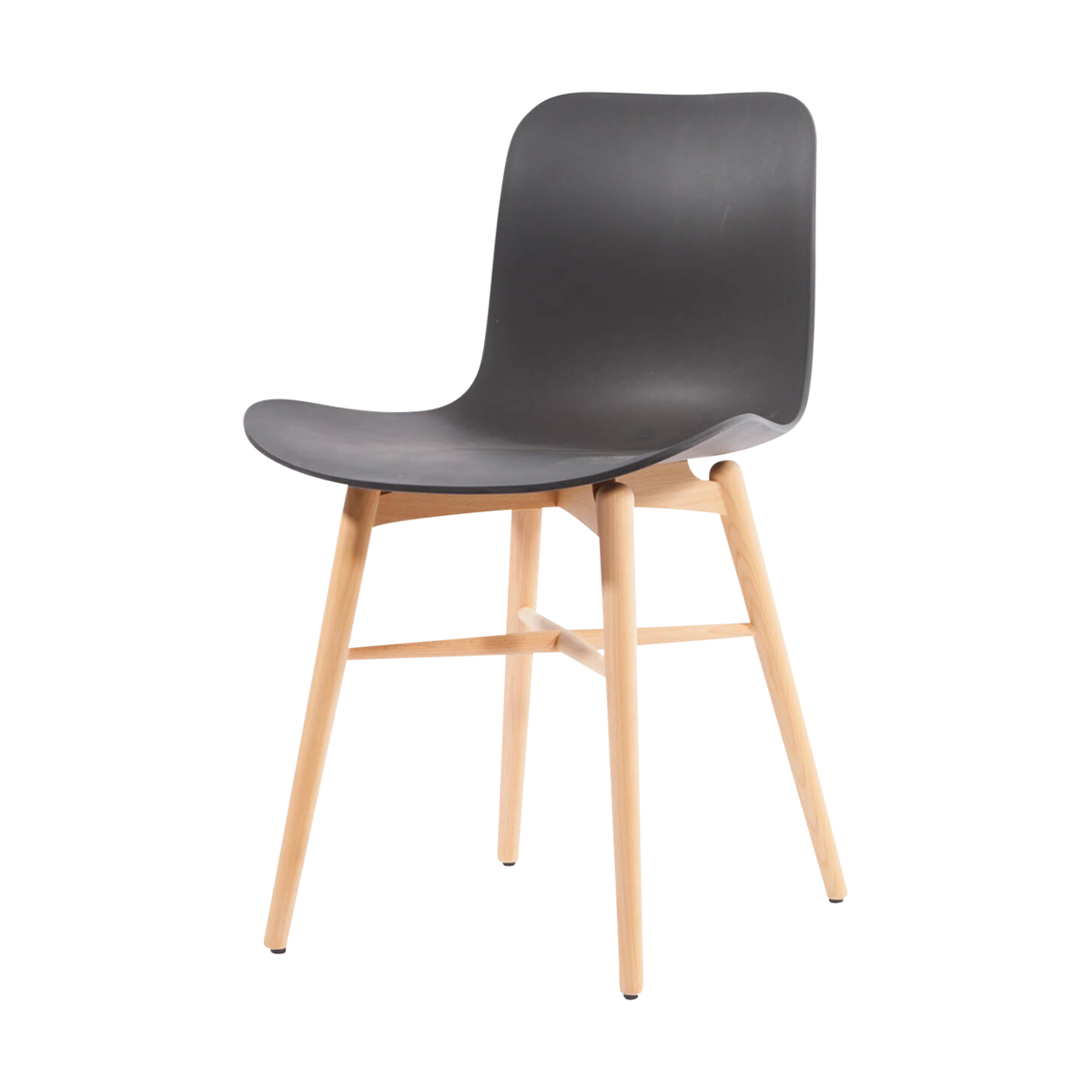 Langue Original - Eetkamerstoel - Naturel hout - Antraciet