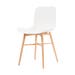 Langue Original - Eetkamerstoel - Naturel hout - Gebroken wit