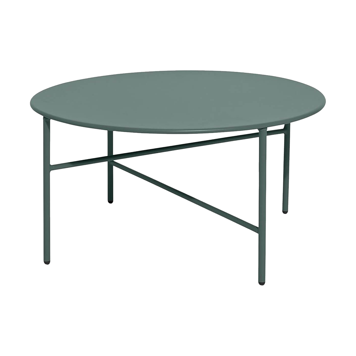 Mila metalen tuin salontafel groen - Ø 70 cm