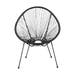 Bo draad tuinstoel zwart