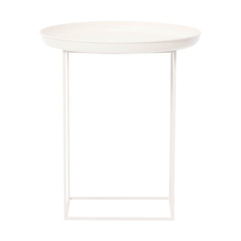 Duke Side Table - Bijzettafel - Ø45 x H52 cm - Gebroken wit