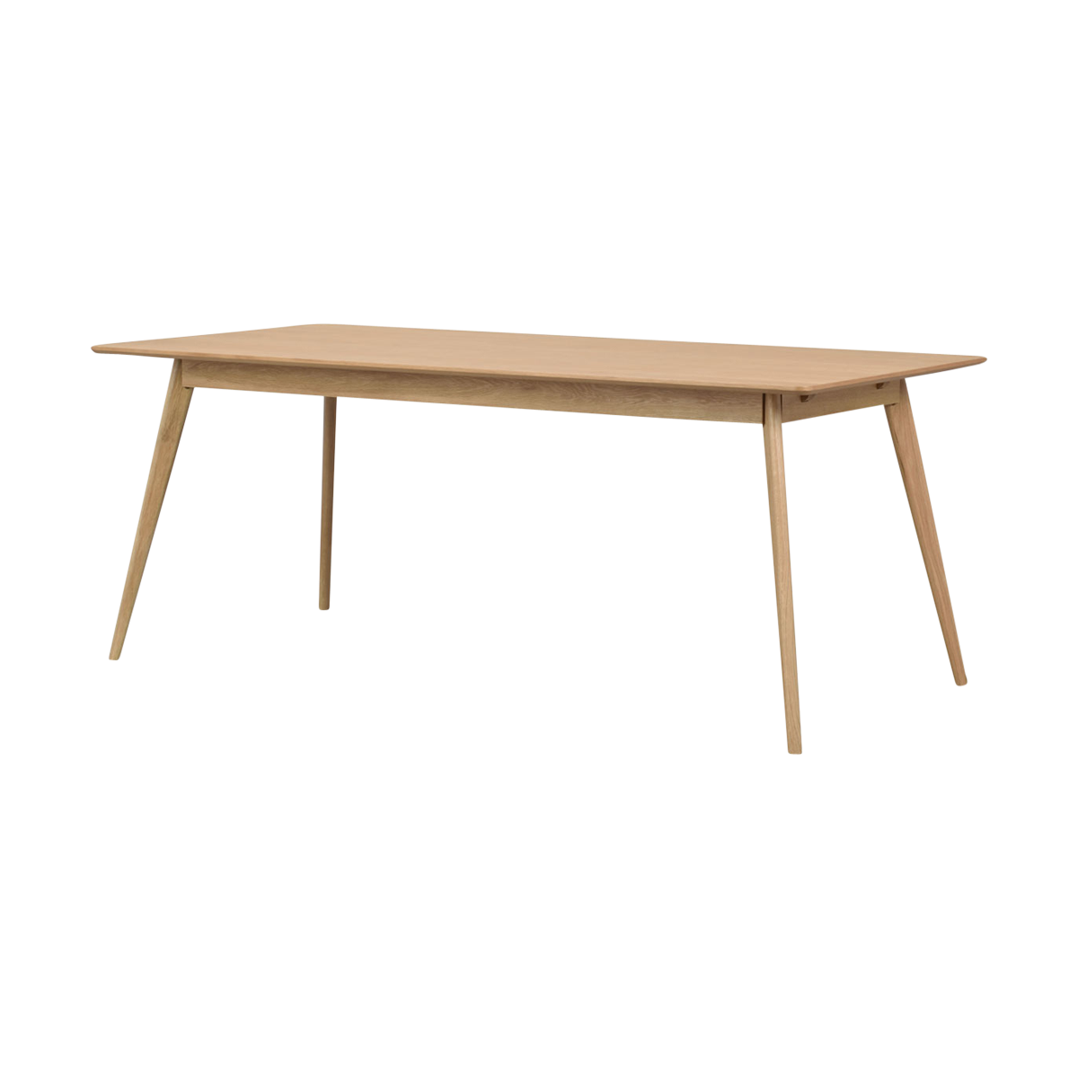 Yumi verlengbare houten eettafel naturel - 190 x 90 cm