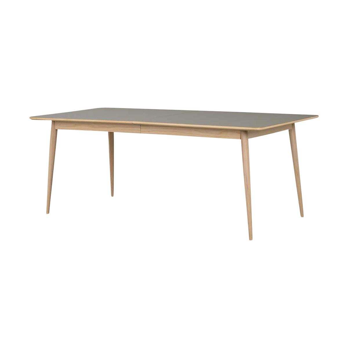 Dawsone uitschuifbare houten eettafel grijs - 200 x 90 cm