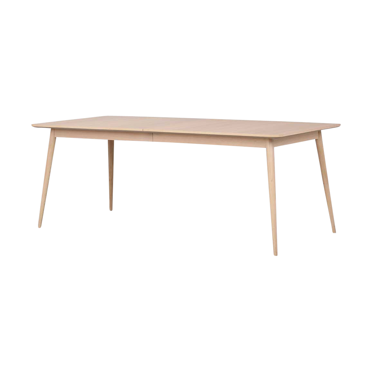 Dawsone uitschuifbare houten eettafel whitewash - 200 x 90 cm