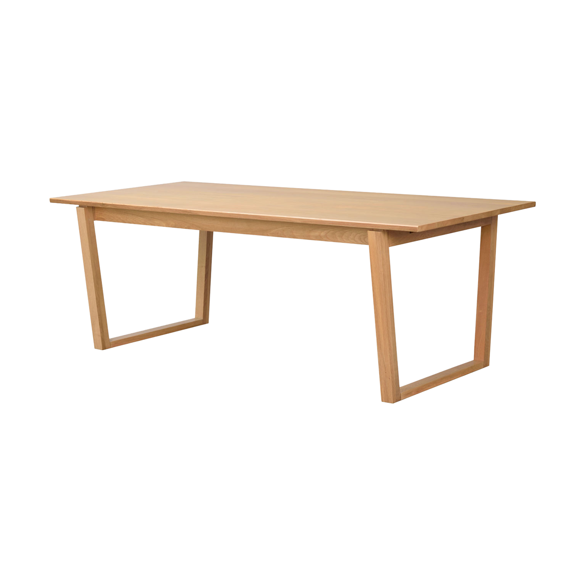 Colonsay verlengbare houten eettafel naturel - 215 x 96 cm