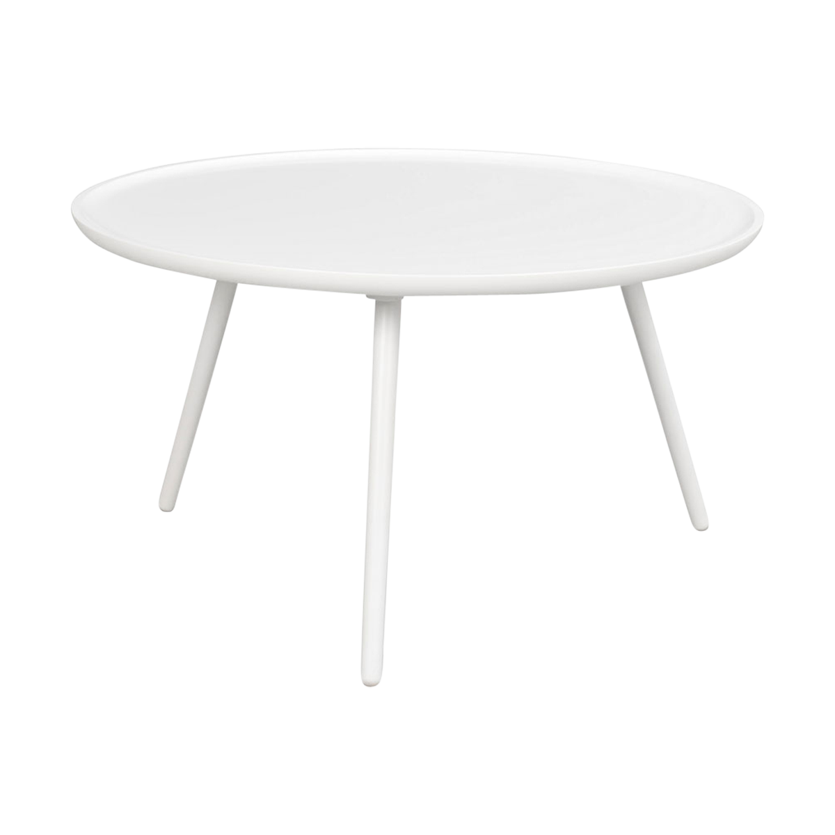 Daisy ronde houten salontafel wit - Ø80 cm