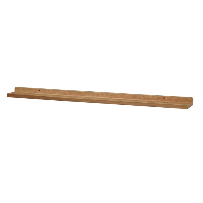Metro houten wandplank naturel - 100 x 11 cm - fotoplank