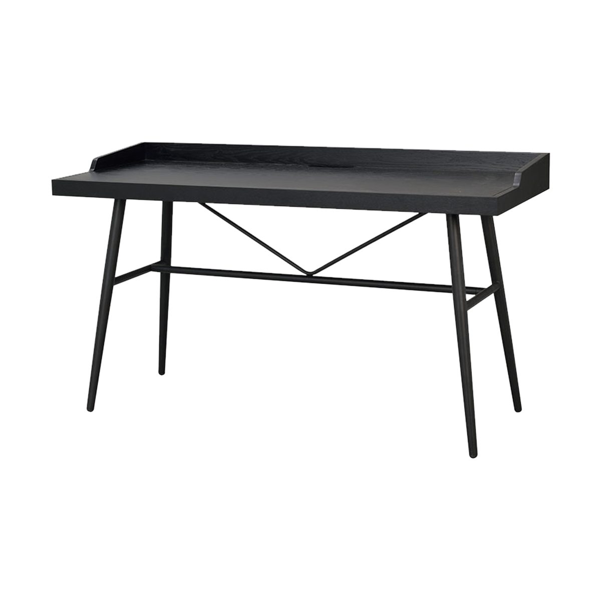 Springdale houten bureau zwart - 140 x 55 cm
