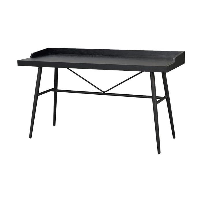 Springdale houten bureau zwart - 140 x 55 cm