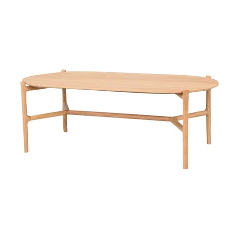 Holton houten salontafel naturel - 130 x 65 cm