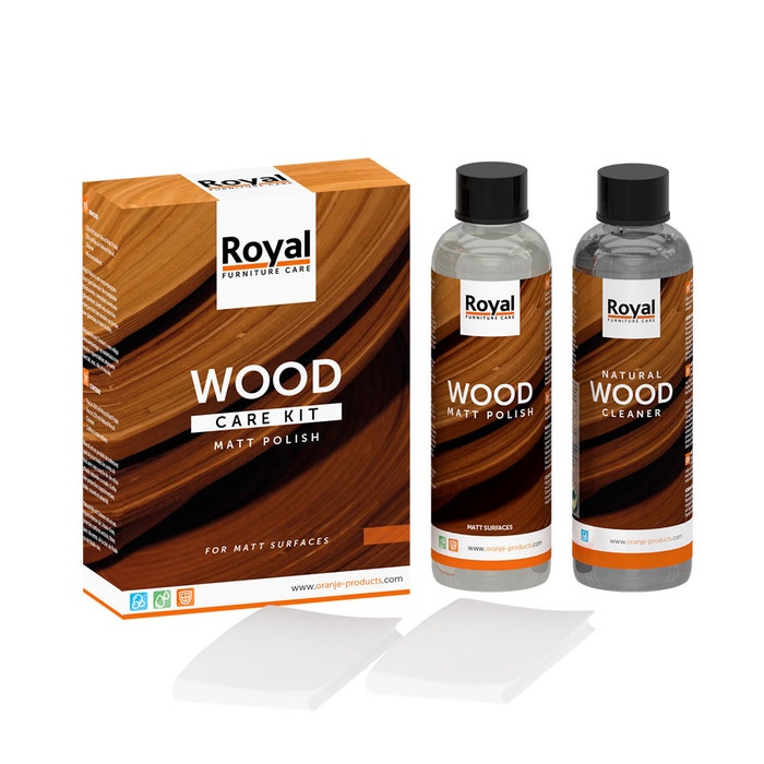 Matt Polish Wood Care Kit + Cleaner - Onderhoudsset voor gelakt hout 