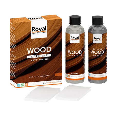 Matt Polish Wood Care Kit + Cleaner - Onderhoudsset voor gelakt hout