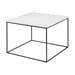 Nina marmeren salontafel wit - 60 x 60 cm