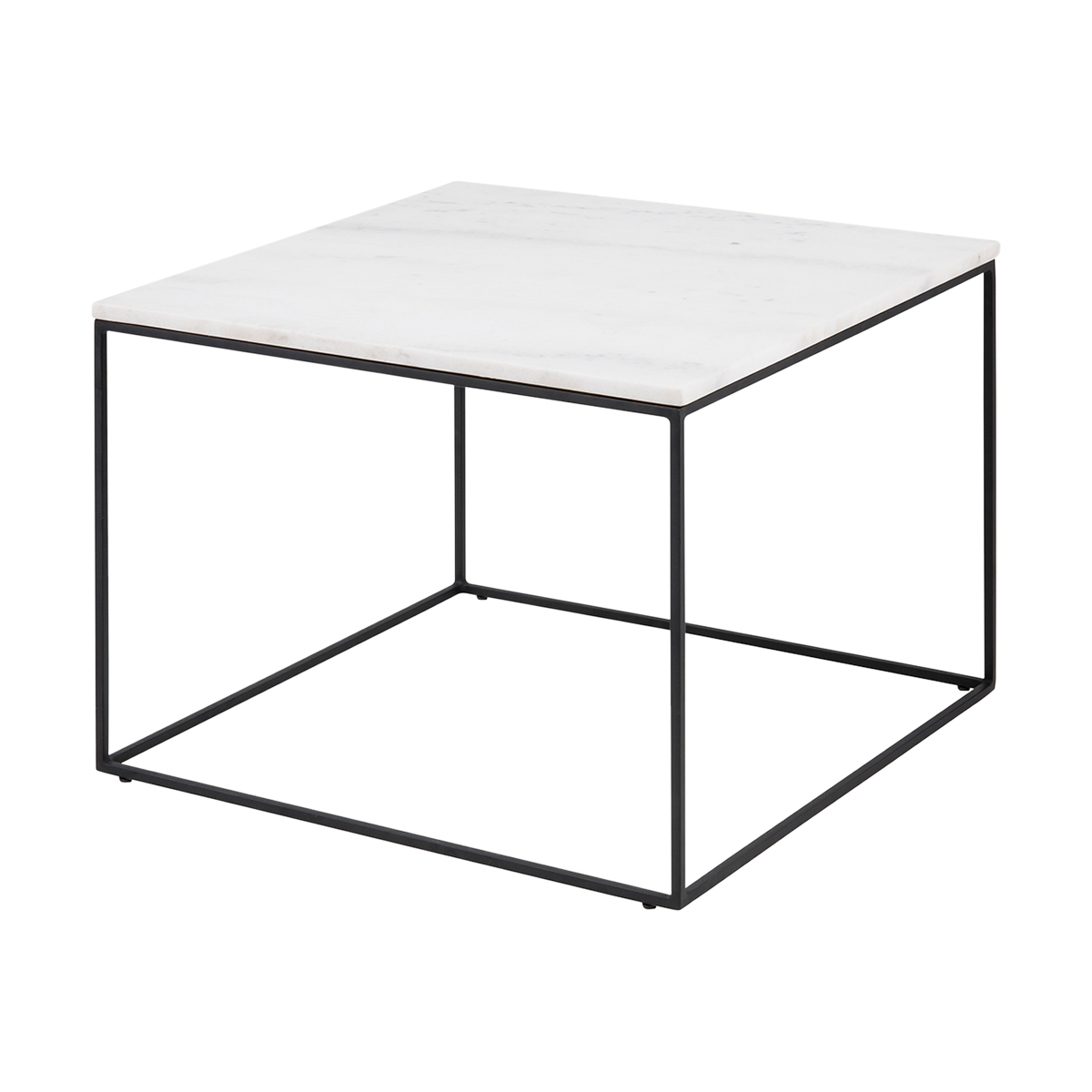 Nina marmeren salontafel wit - 60 x 60 cm